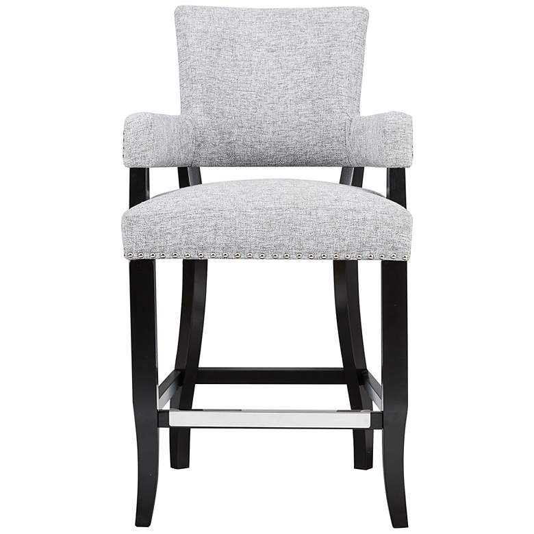 Parler 26 inch Gray Fabric Counter Stool more views