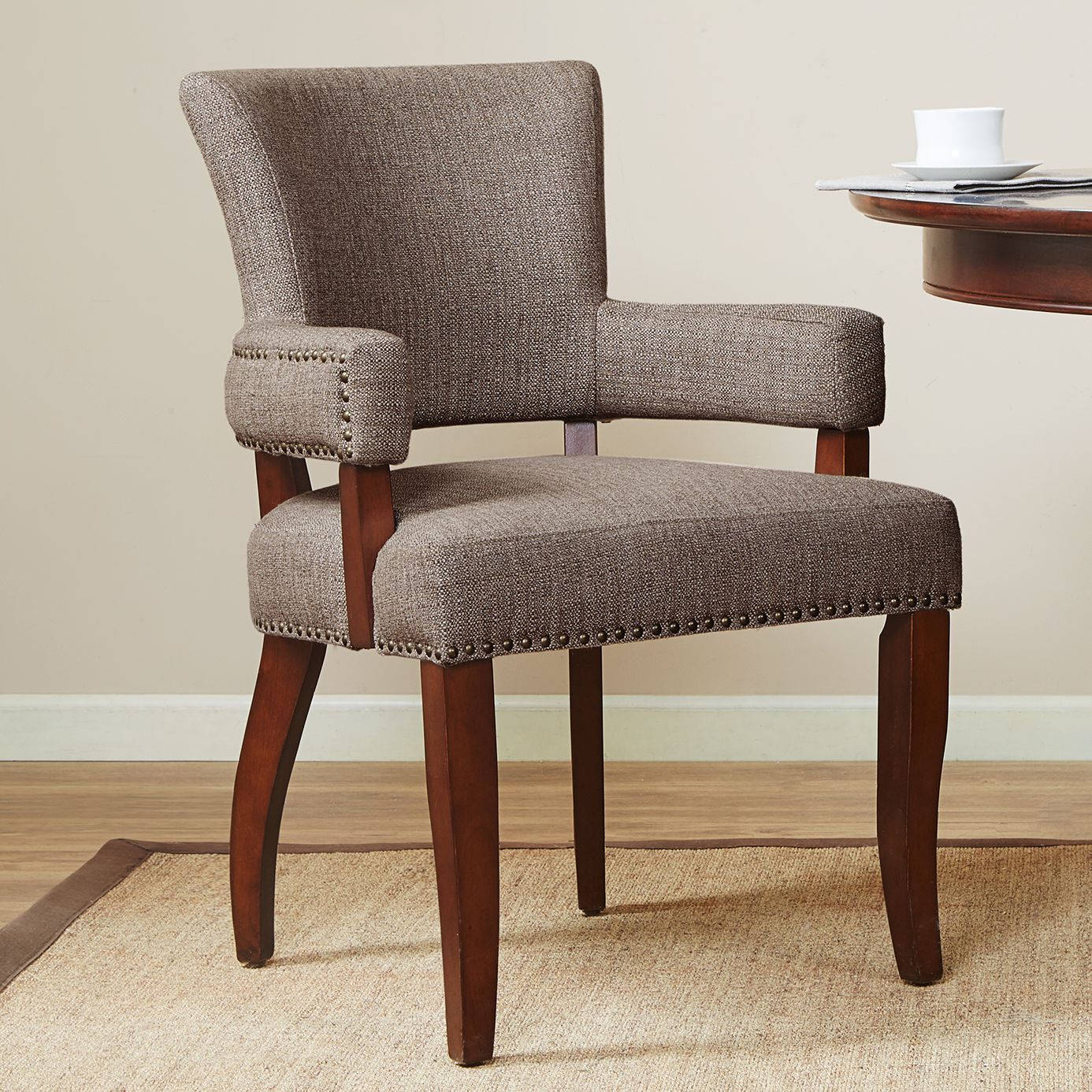 Fabric dining armchair new arrivals