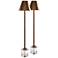 Parliament Crystal/Brass Buffet Lamp (Set/2)