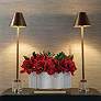 1_Parliament Crystal/Brass Buffet Lamp (Set/2)