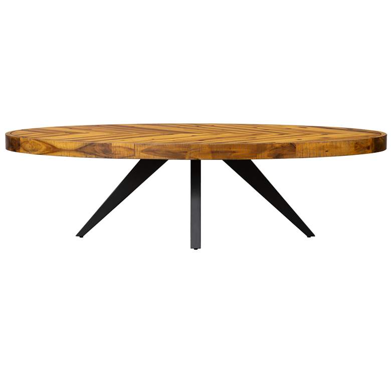 Image 1 Parq Oval Coffee Table Amber