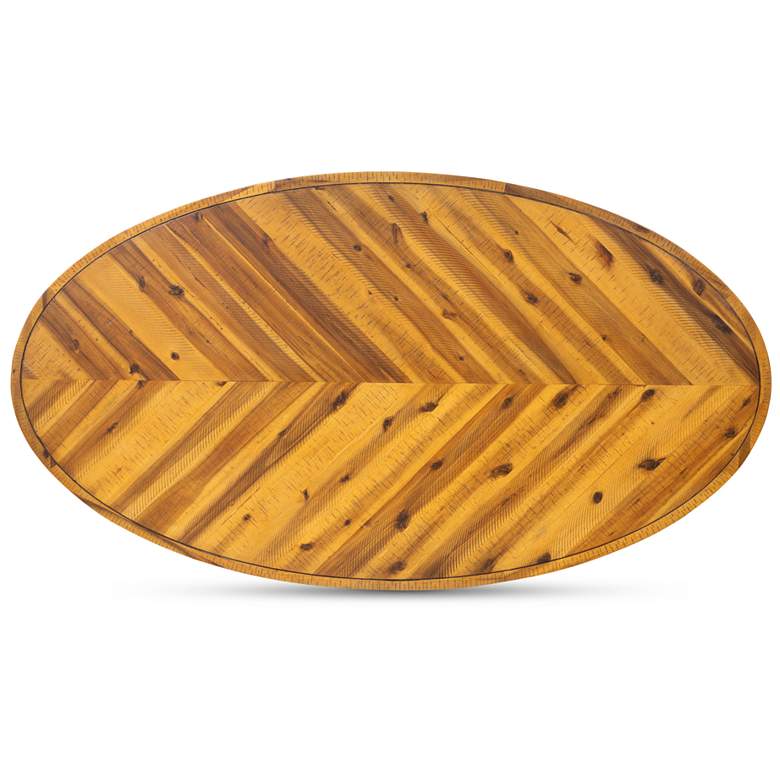 Image 5 Parq Oval Coffee Table Amber more views