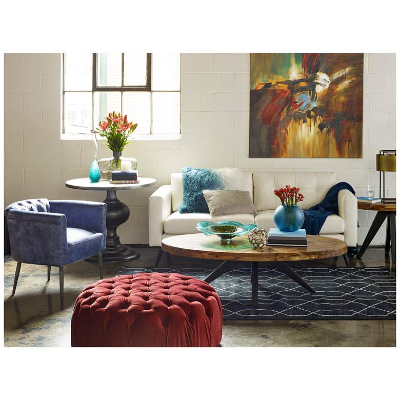 Image 7 Parq Oval Coffee Table Amber more views