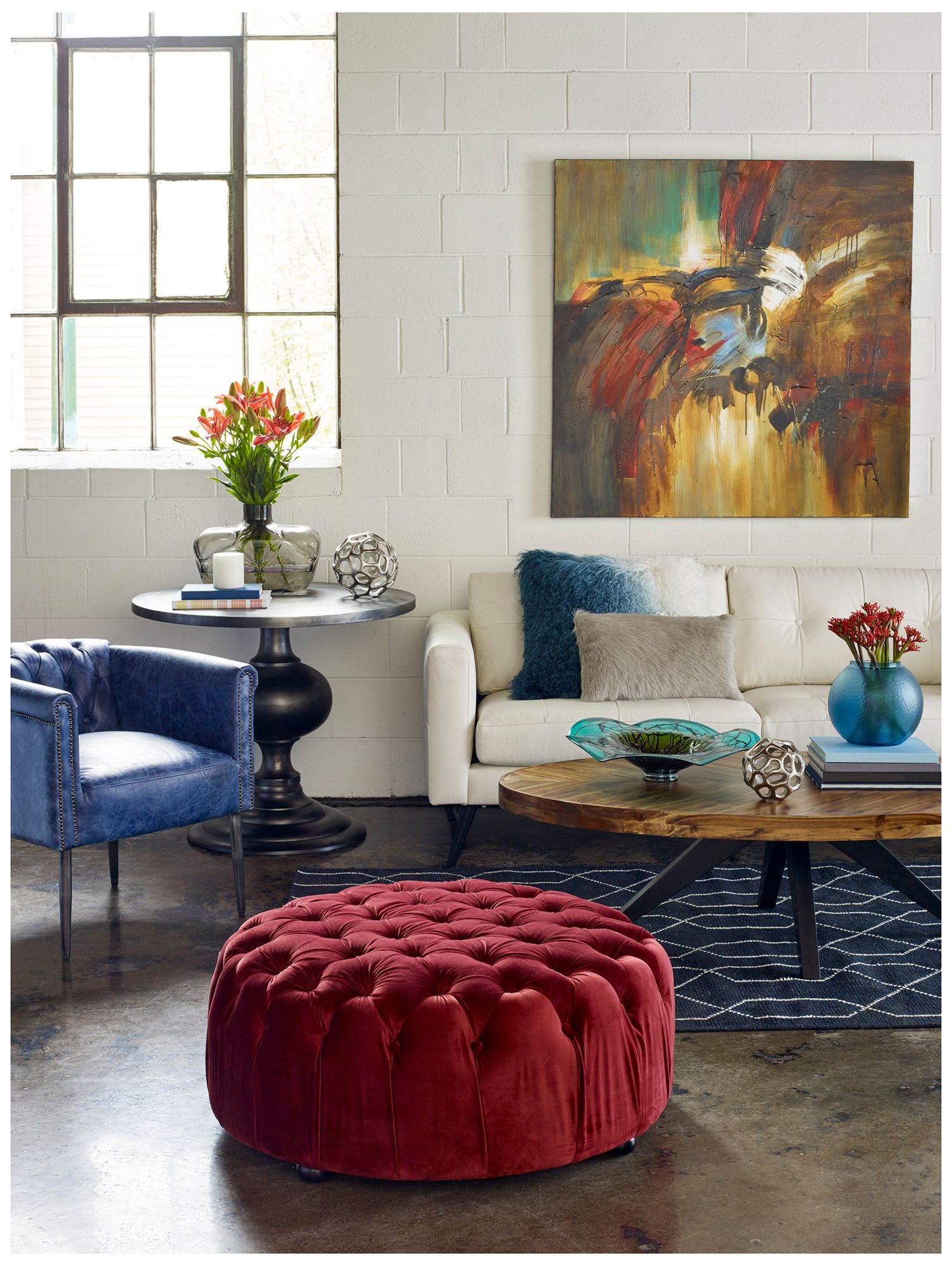 Parq Oval Coffee Table Amber