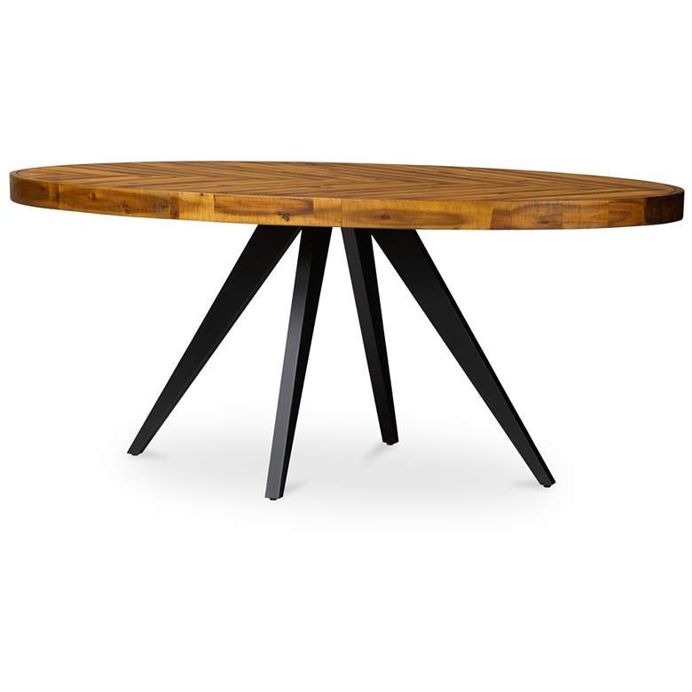 Image 2 Parq Oval Dining Table Amber more views