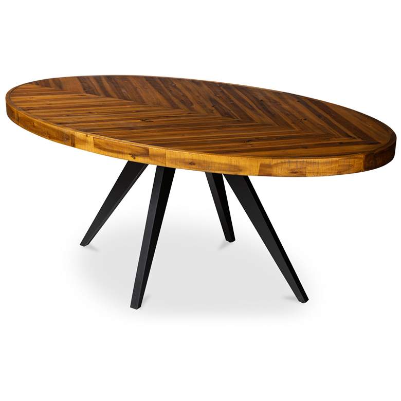 Image 3 Parq Oval Dining Table Amber more views