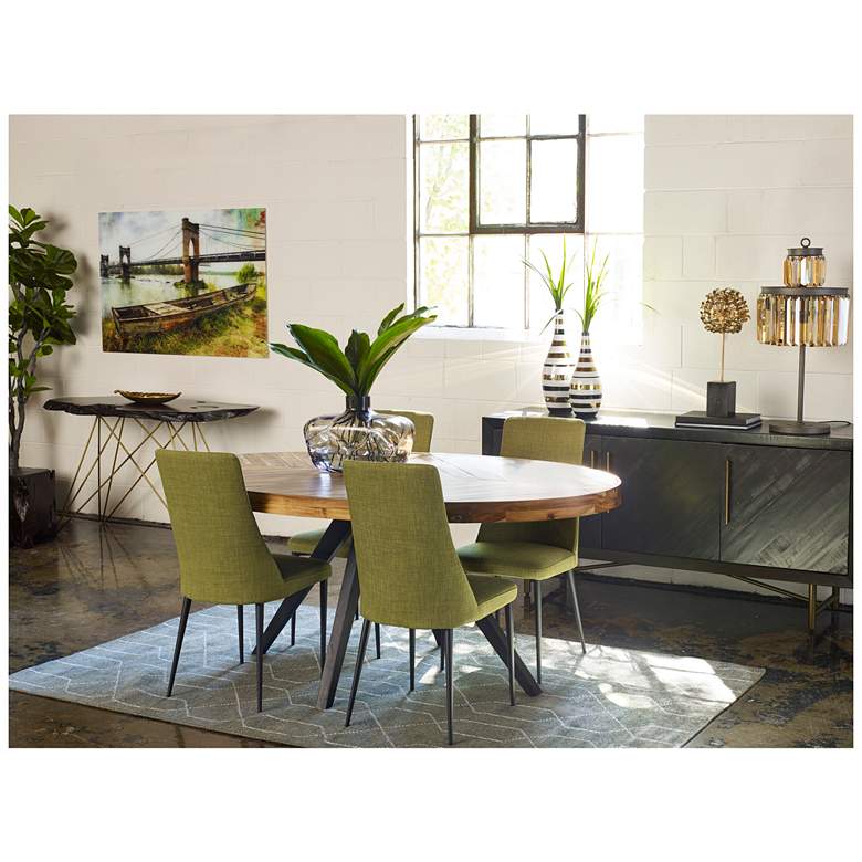 Image 7 Parq Oval Dining Table Amber more views