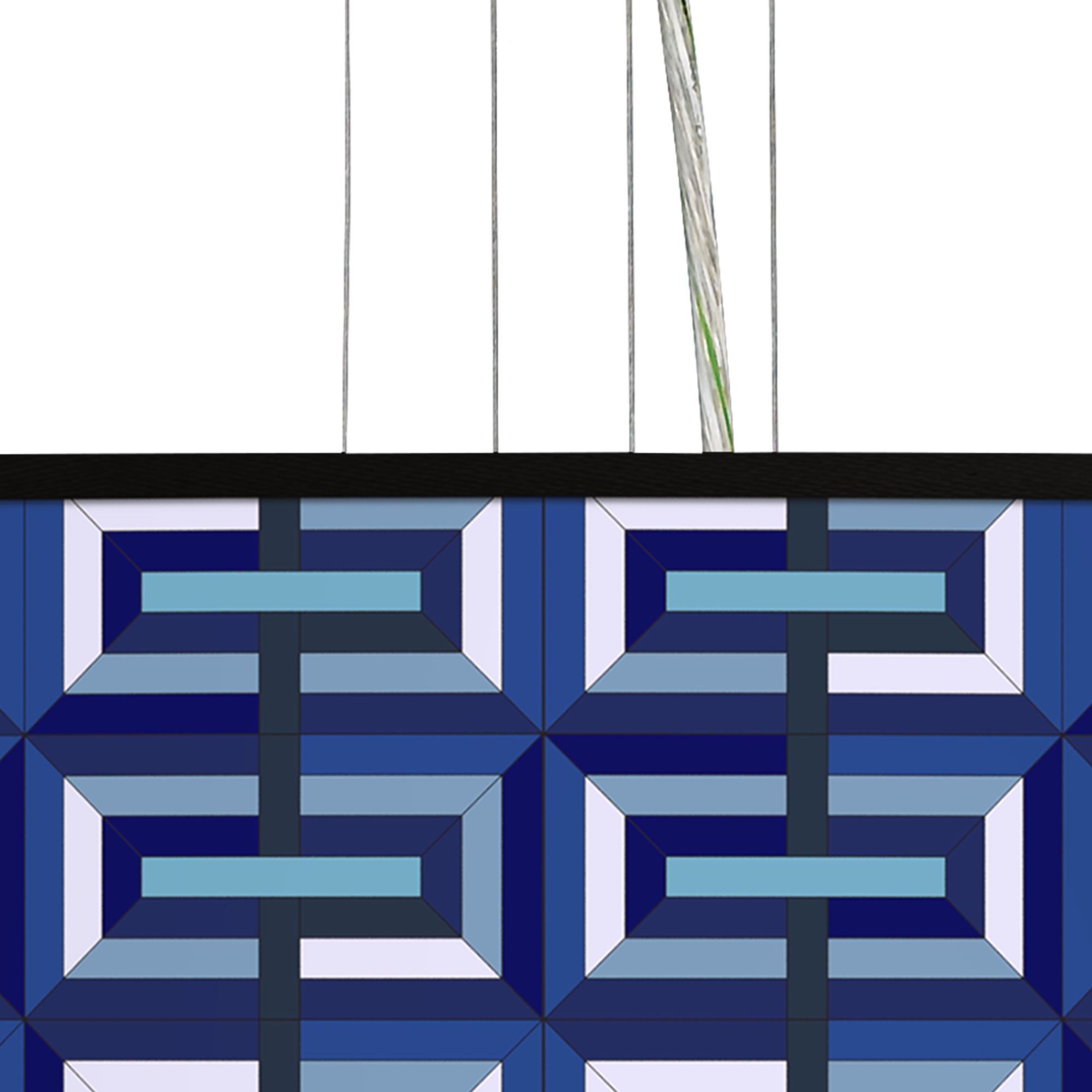 Image 2 Parquet Giclee 24" Wide 4-Light Pendant Chandelier more views