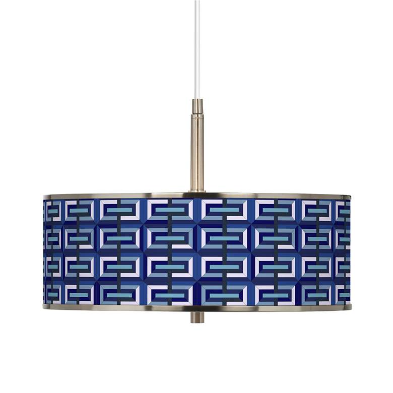 Image 1 Parquet Giclee Glow 16" Wide Pendant Light