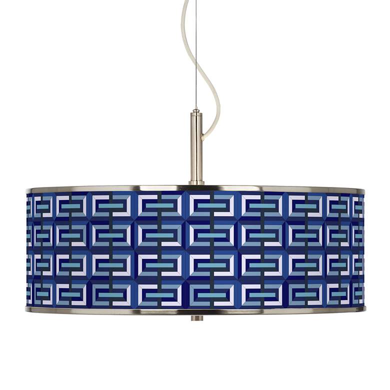 Image 1 Parquet Giclee Glow 20" Wide Pendant Light