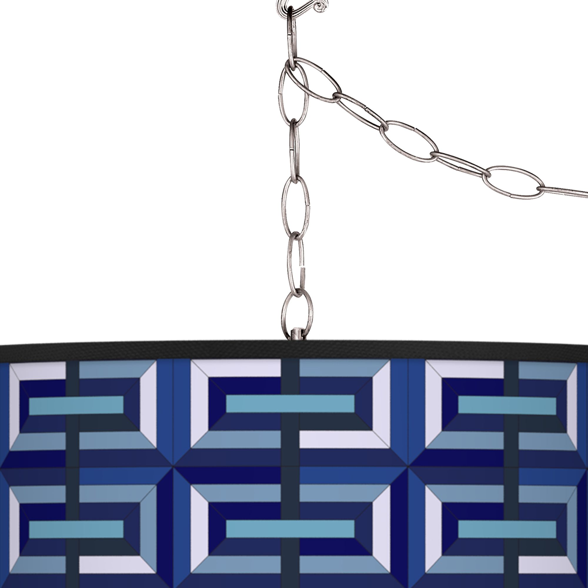 Image 2 Parquet Giclee Glow Plug-In Swag Pendant more views