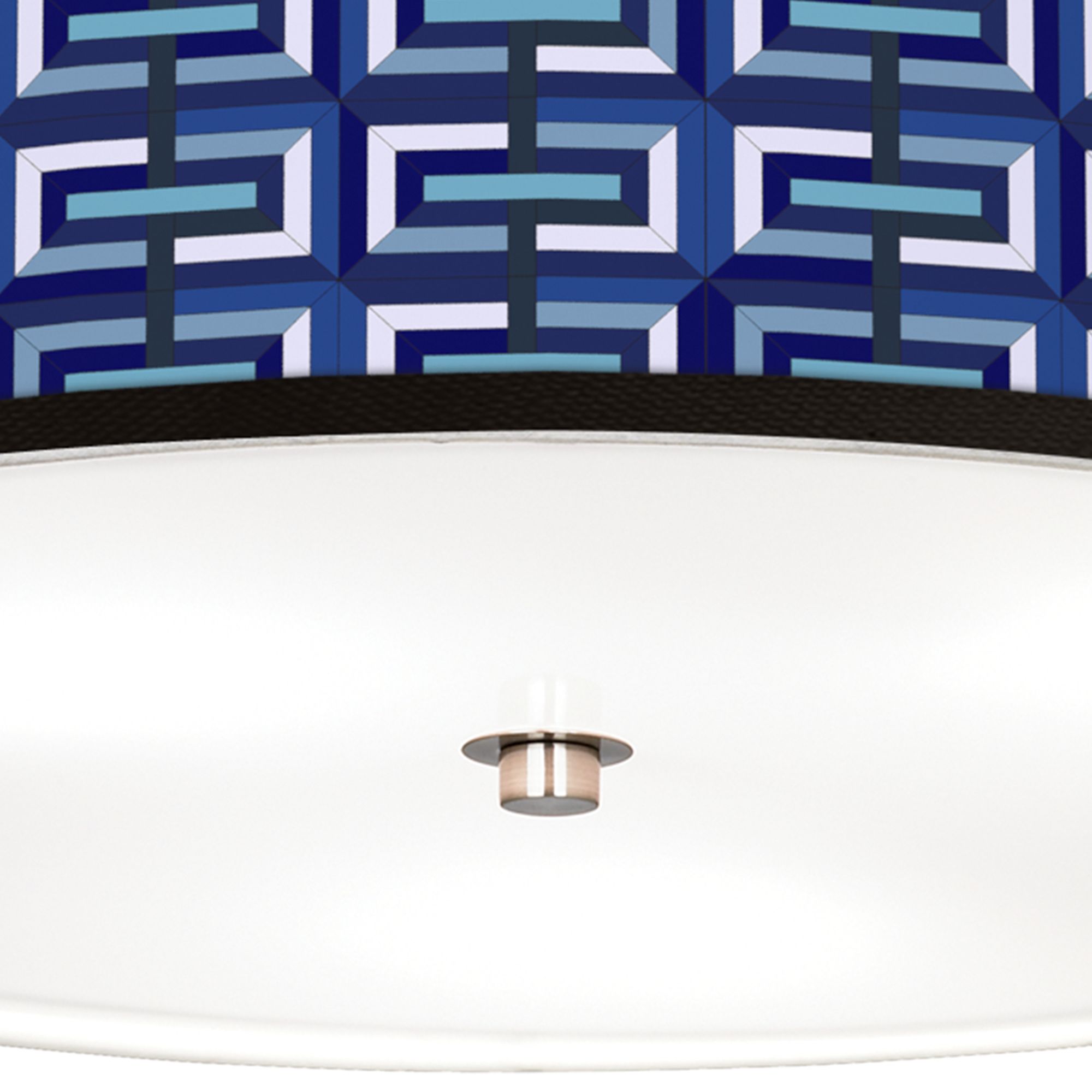 Image 3 Parquet Giclee Nickel 20 1/4" Wide Ceiling Light more views