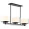 Parsons Studio 38" Wide Sand Coal 3-Light Island Chandelier