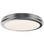 1_Parthenon 1.13"H x 10"W 1-Light Flush Mount in Brushed Nickel