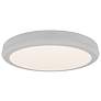 1_Parthenon 1.13"H x 10"W 1-Light Flush Mount in White