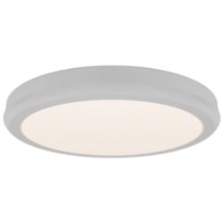 Parthenon 1.13"H x 10"W 1-Light Flush Mount in White