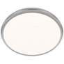 1_Parthenon 1.13"H x 15"W 1-Light Flush Mount in Brushed Nickel