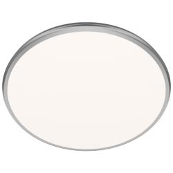 Parthenon 1.13"H x 22"W 1-Light Flush Mount in Brushed Nickel