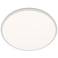 Parthenon 1.13"H x 22"W 1-Light Flush Mount in White