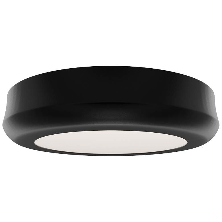 Image 1 Parthenon 1.13"H x 5"W 1-Light Flush Mount in Black