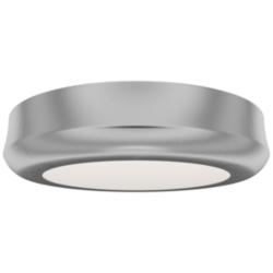 Parthenon 1.13"H x 5"W 1-Light Flush Mount in Brushed Nickel