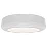 1_Parthenon 1.13"H x 5"W 1-Light Flush Mount in White