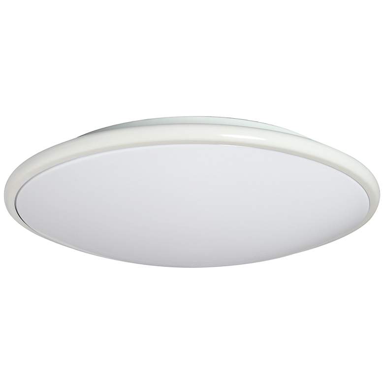Image 2 Partia Flushmount 13 inch Wide White LED Ceiling Light