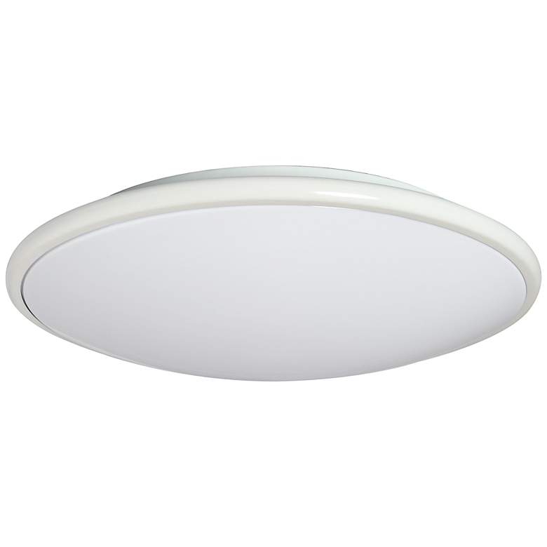 Image 2 Partia Flushmount 13" Wide White LED Ceiling Light