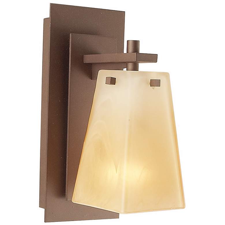 Image 1 Pasadena Collection Bronze 10 1/2 inch High Wall Sconce