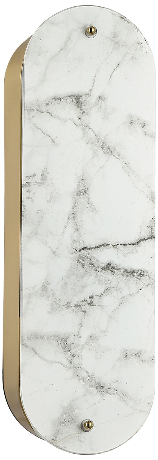 Thumbnail2 of Pascal 16" High 2-Light Alabaster, Aged Brass Wall Sconce more views