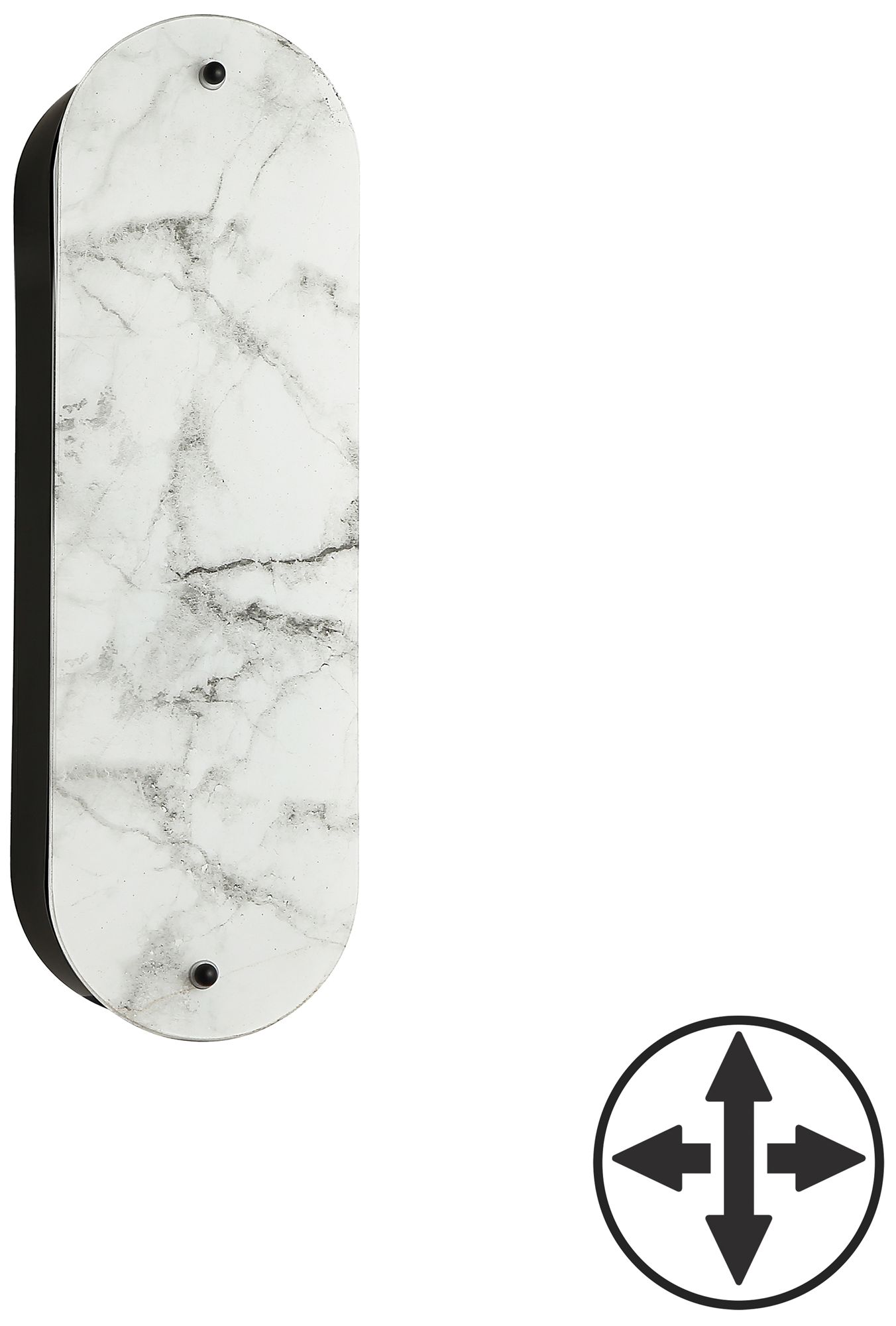 Image 3 Pascal 16" High 2-Light Alabaster, Matte Black Wall Sconce more views