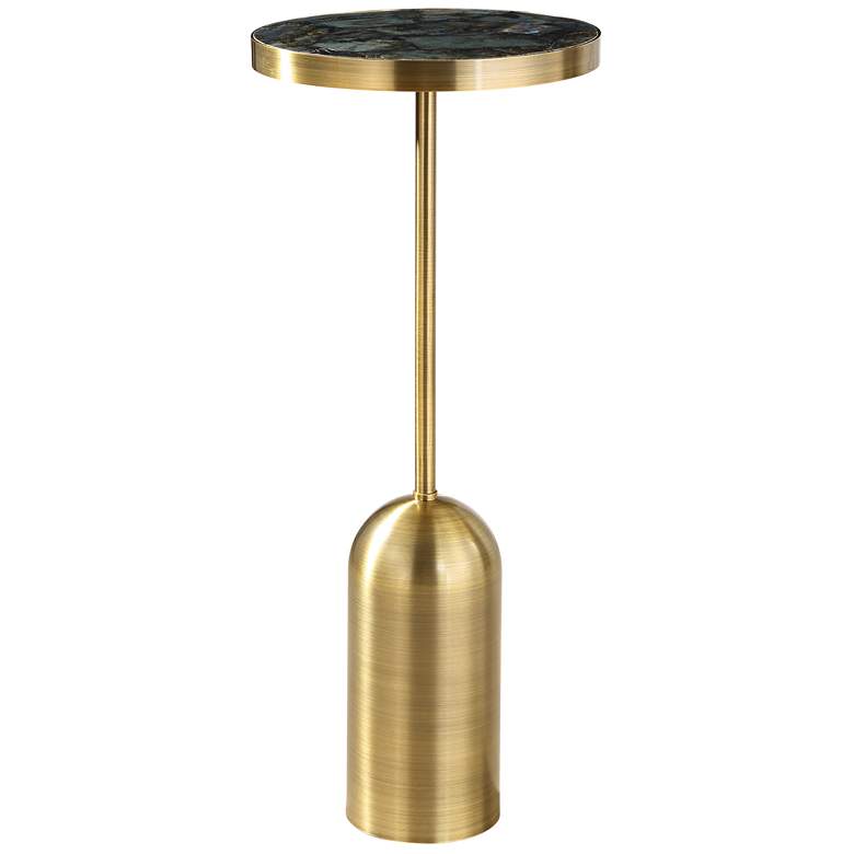 Image 1 Pascal 24 1/4" High Brass Drink Table