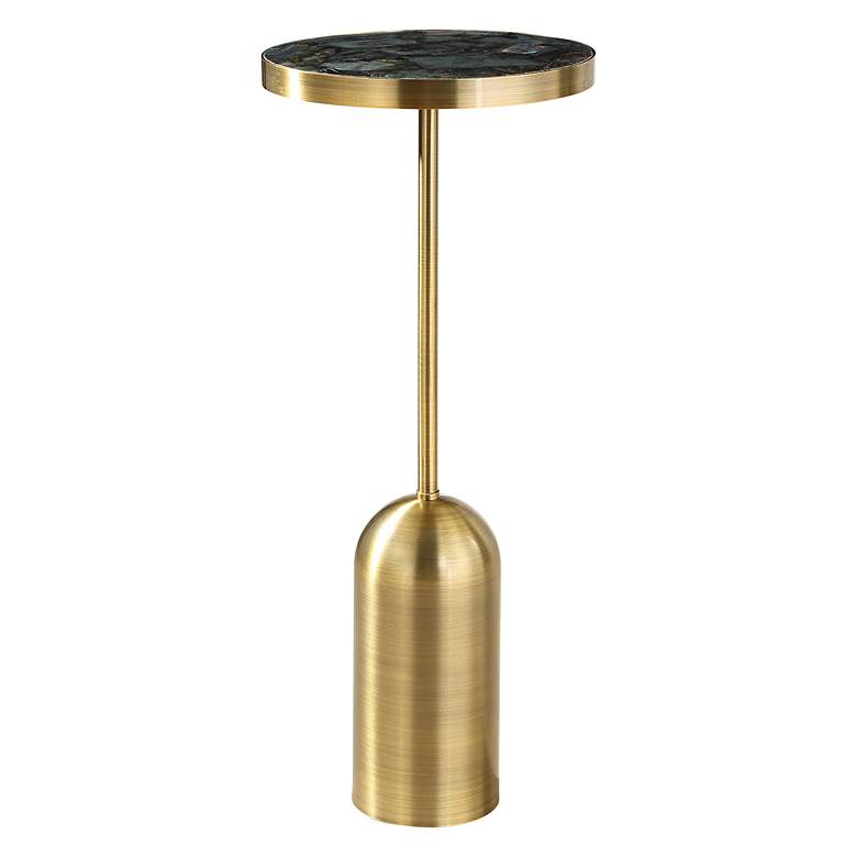 Image 2 Pascal 24 1/4" High Brass Drink Table