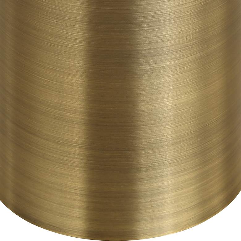 Image 4 Pascal 24 1/4" High Brass Drink Table more views
