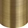 4_Pascal 24 1/4" High Brass Drink Table more views