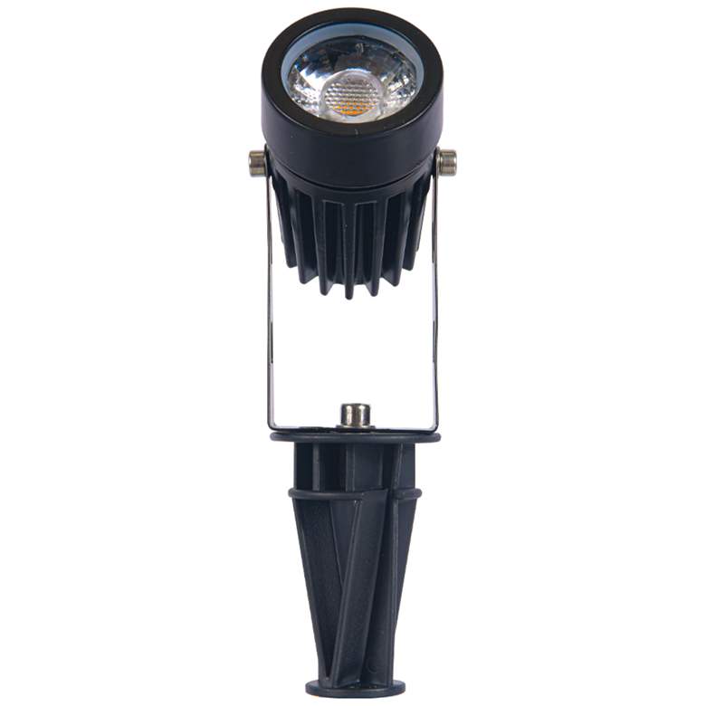 Image 4 Pascal 7 1/2 inch High Black 5W LED Landscape Spot Light more views