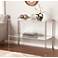Paschall 42 1/2" Wide Metallic Silver Console Table
