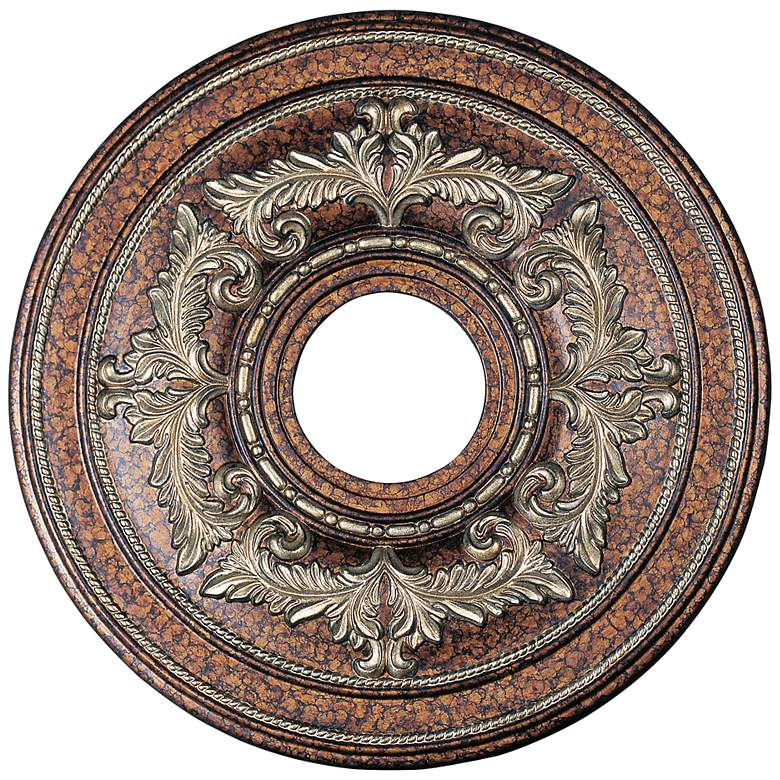 Image 1 Pascola 18 inch Wide Palatial Bronze Ceiling Medallion
