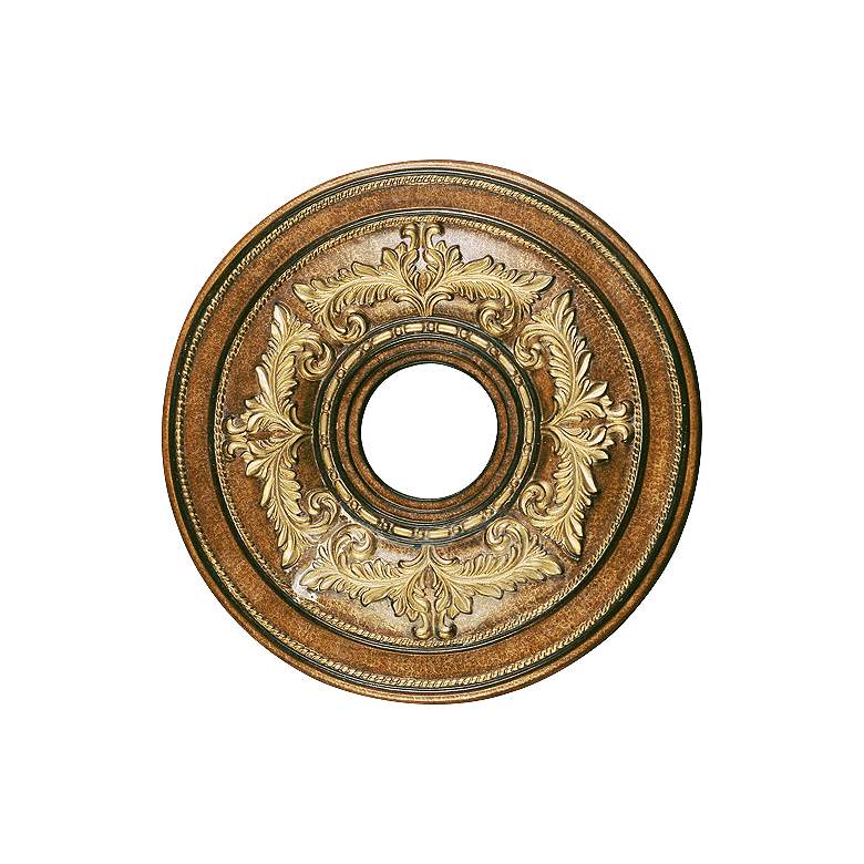 Image 1 Pascola 18 inch Wide Venetian Patina Ceiling Medallion
