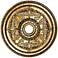 Pascola 30 1/2" Wide Vintage Gold Leaf Ceiling Medallion