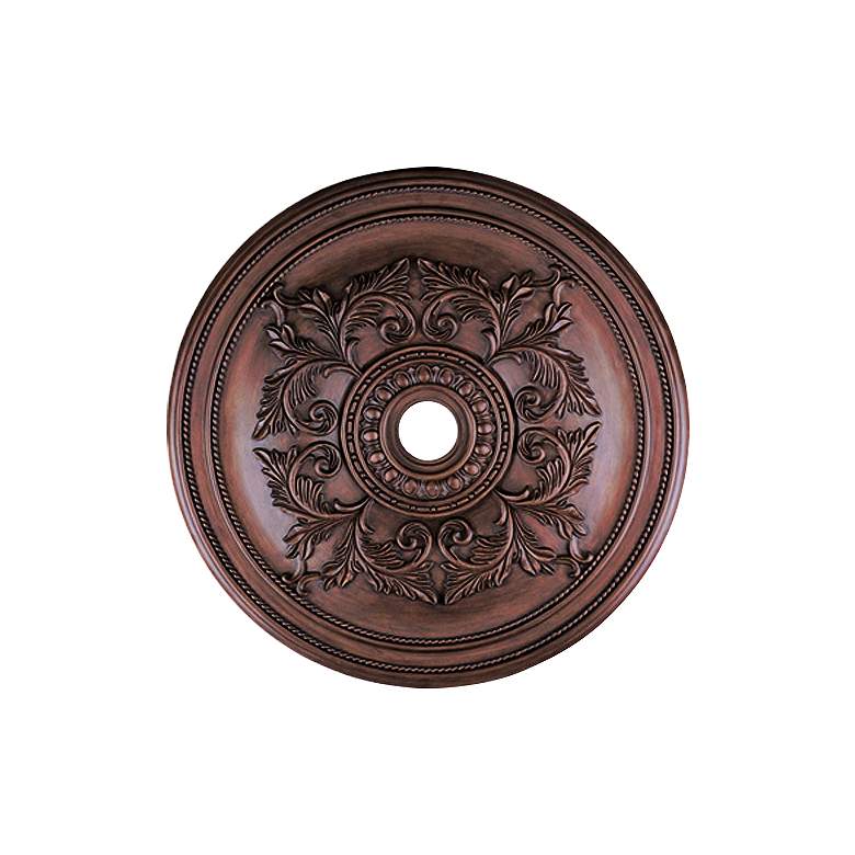 Image 1 Pascola 40 1/2 inch Wide Imperial Bronze Ceiling Medallion