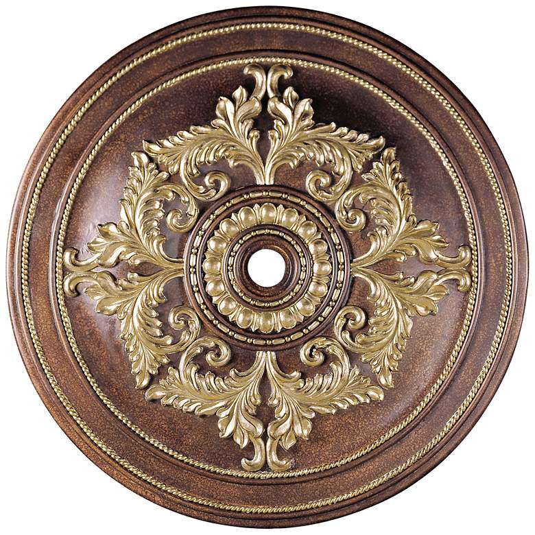 Image 1 Pascola 60 inch Wide Palatial Bronze Ceiling Medallion