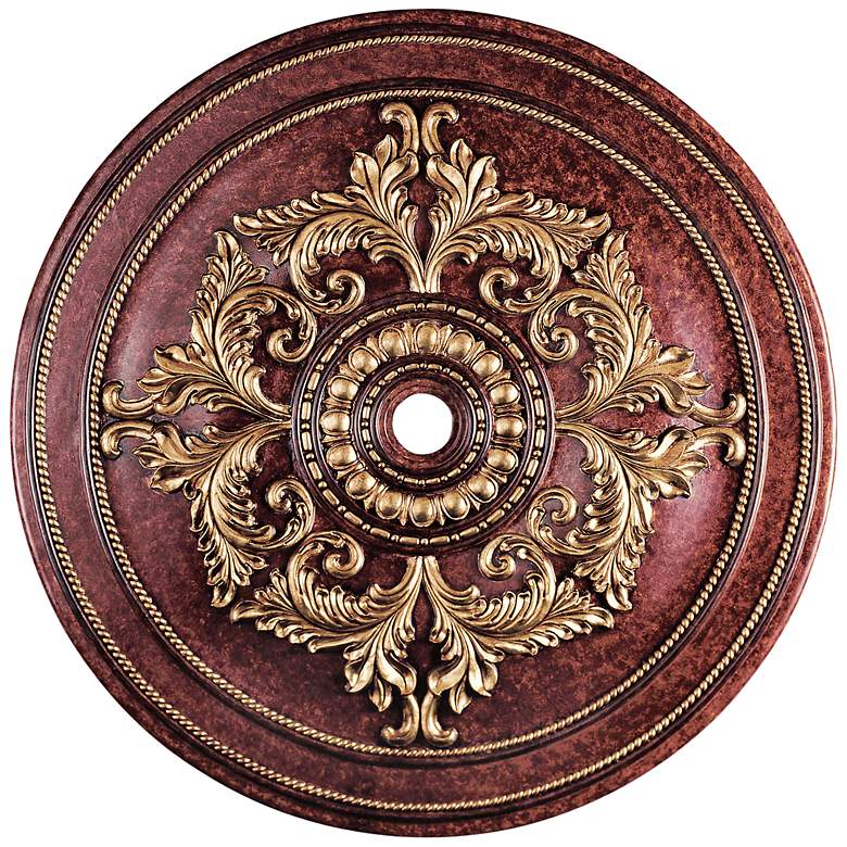 Image 1 Pascola 60" Wide Verona Bronze Ceiling Medallion
