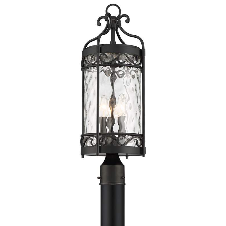 Paseo 23 1/4&quot; High Matte Black Outdoor Post Light more views