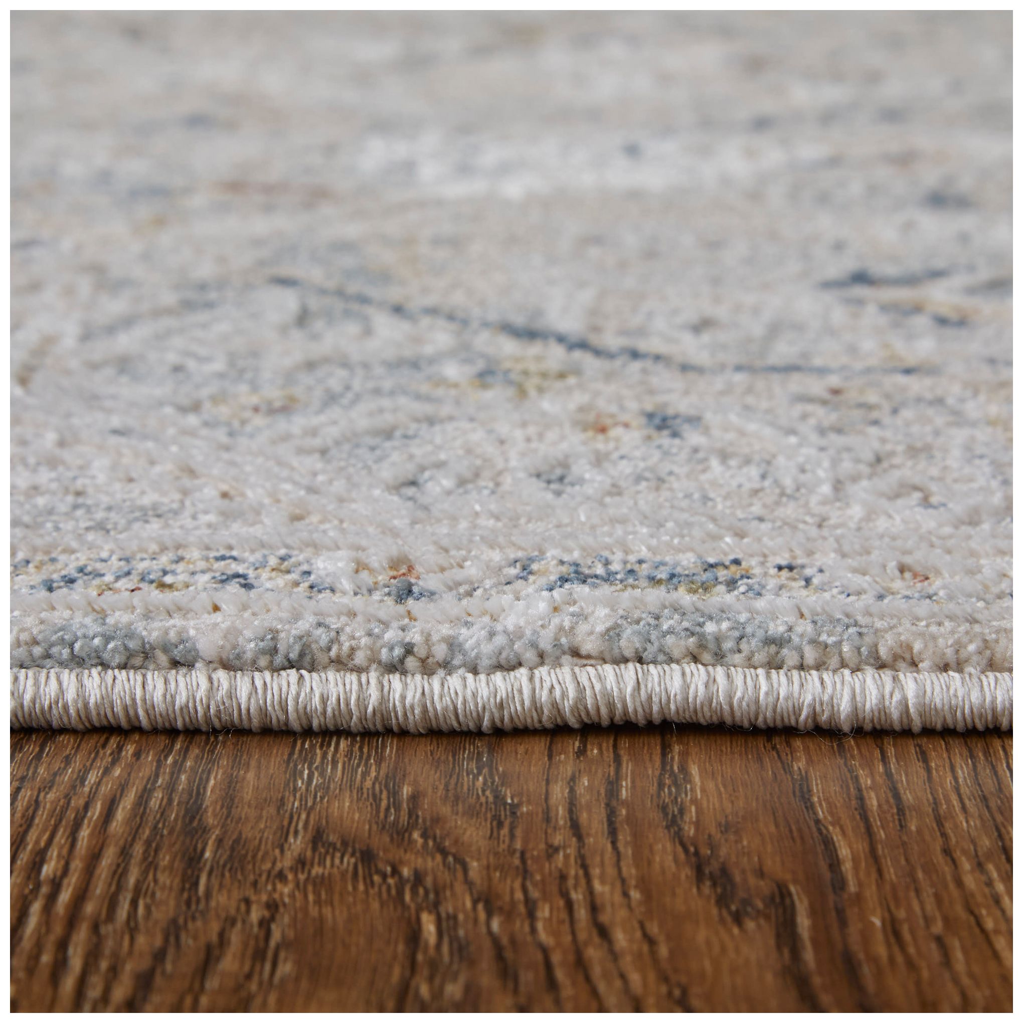 Pasha Distressed Indoor Ivory Area Rug 39M6F 7'-10" x 10'-3"