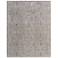 Pasha Distressed Indoor Taupe Area Rug 39M6F 6'-7" x 9'-6"