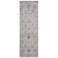 Pasha Floral & Botanical Indoor Ivory Area Rug 39M7F 2'-6" x 7'-3"