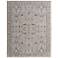 Pasha Ikat Indoor Ivory Area Rug 39M4F 5' x 7'-6"