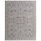 Pasha Ikat Indoor Ivory Area Rug 39M4F 5' x 7'-6"