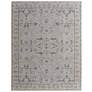 Pasha Ikat Indoor Ivory Area Rug 39M4F 6'-7" x 9'-6"